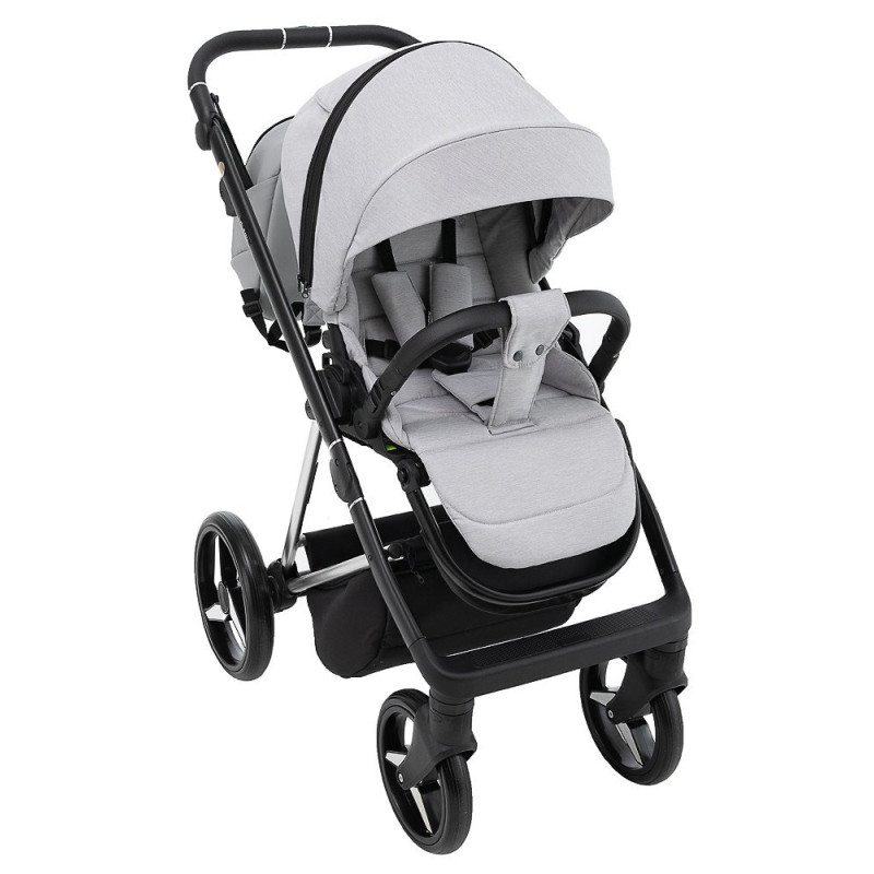 Універсальна коляска 2 в 1 Adamex Blanc Special Edidion ps-723/k світло-сірий