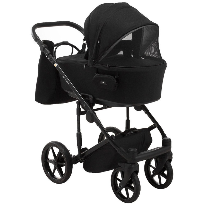Універсальна коляска 2 в 1 Adamex Porto Light Tip чорний