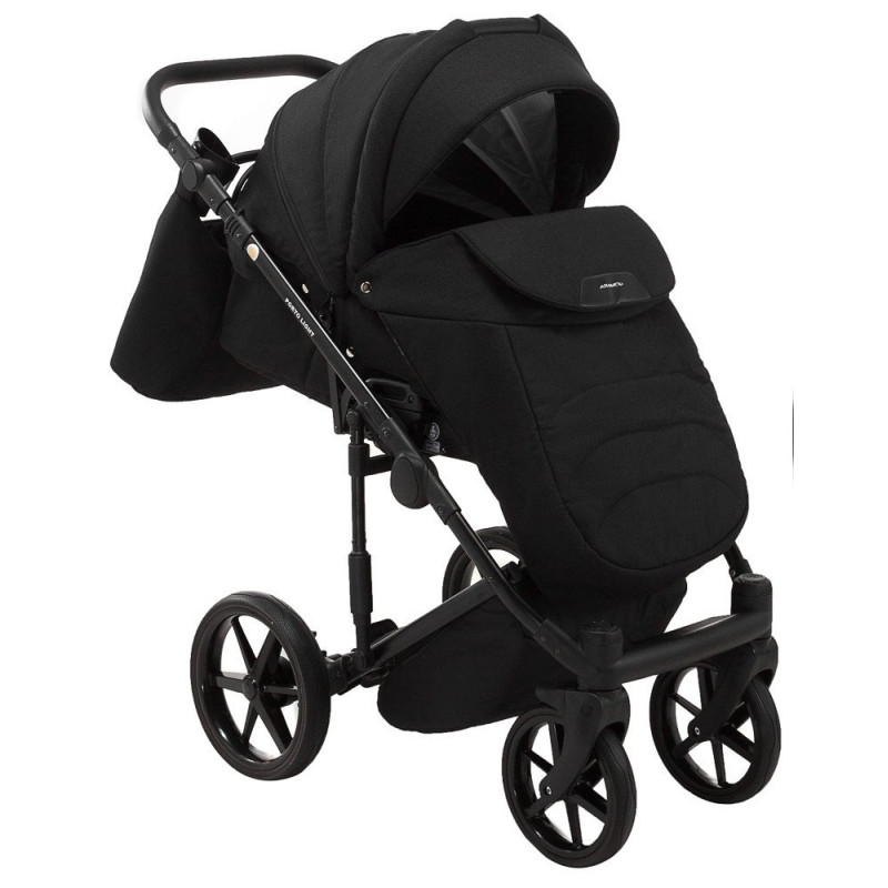 Універсальна коляска 2 в 1 Adamex Porto Light Tip чорний