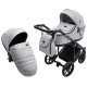 Універсальна коляска 2 в 1 Adamex Locco Tip світло-сірий