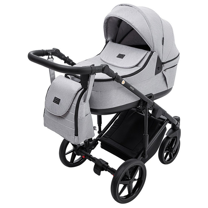 Універсальна коляска 2 в 1 Adamex Locco Tip світло-сірий