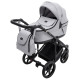 Універсальна коляска 2 в 1 Adamex Locco Tip світло-сірий