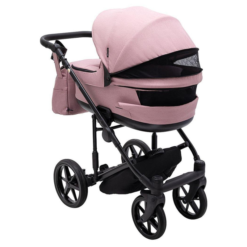 Універсальна коляска 2 в 1 Adamex Locco Tip рожевий