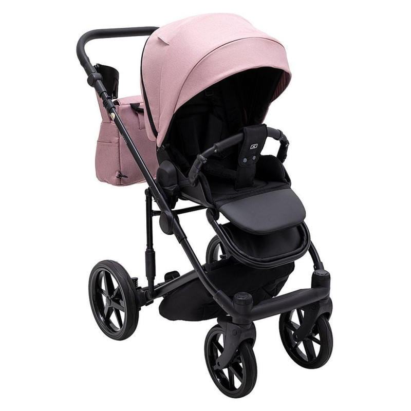 Універсальна коляска 2 в 1 Adamex Locco Tip рожевий