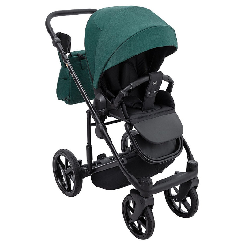 Універсальна коляска 2 в 1 Adamex Locco Tip tk-52 темно-зелений