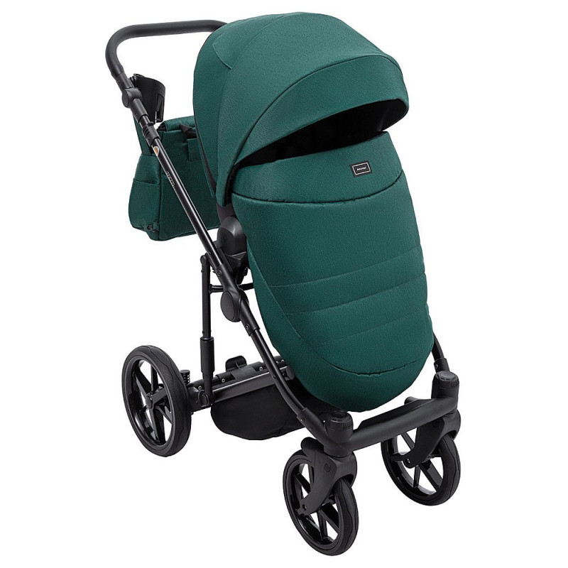 Універсальна коляска 2 в 1 Adamex Locco Tip tk-52 темно-зелений