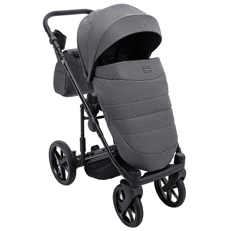 Універсальна коляска 2 в 1 Adamex Locco Tip tk-57 графіт