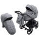 Універсальна коляска 2 в 1 Adamex Locco Tip темно-сірий