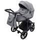 Універсальна коляска 2 в 1 Adamex Locco Tip темно-сірий