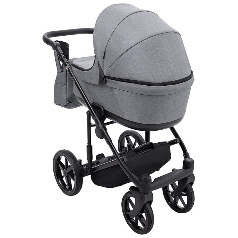 Універсальна коляска 2 в 1 Adamex Locco Tip темно-сірий