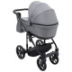 Універсальна коляска 2 в 1 Adamex Locco Tip темно-сірий