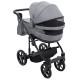 Універсальна коляска 2 в 1 Adamex Locco Tip темно-сірий