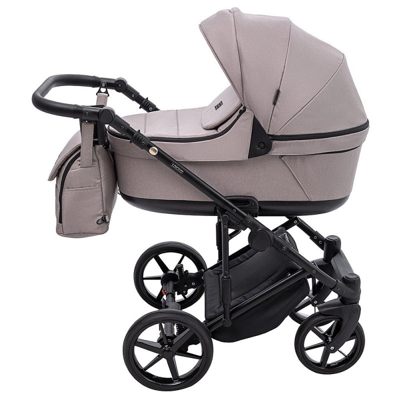 Універсальна коляска 2 в 1 Adamex Locco Tip tk-72 капучино