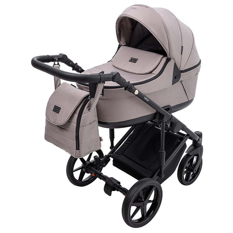Універсальна коляска 2 в 1 Adamex Locco Tip tk-72 капучино