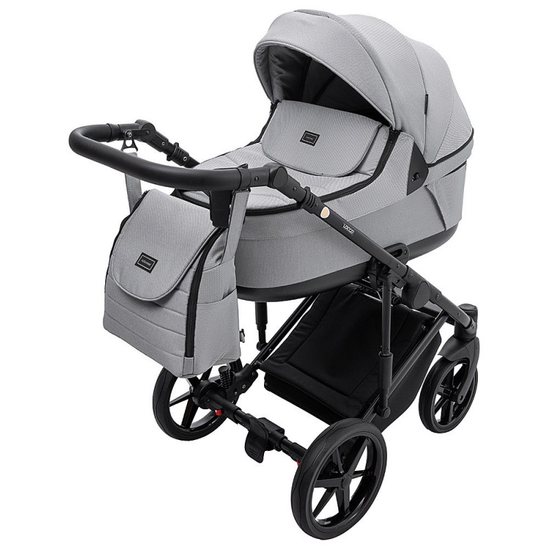 Універсальна коляска 2 в 1 Adamex Locco Tip tk-83 сірий