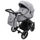 Універсальна коляска 2 в 1 Adamex Locco Tip tk-83 сірий