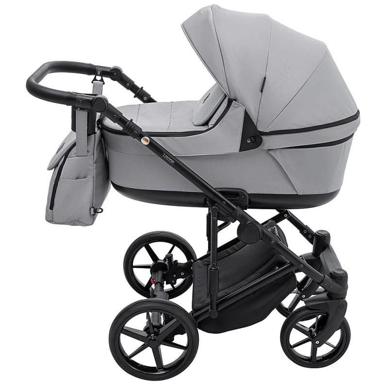 Універсальна коляска 2 в 1 Adamex Locco Tip tk-83 сірий