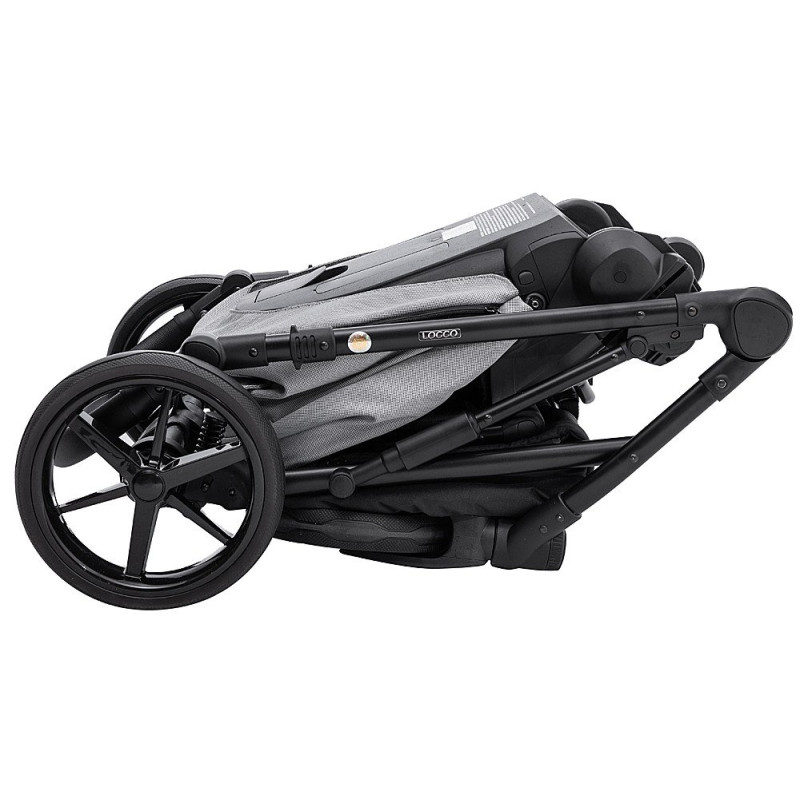 Універсальна коляска 2 в 1 Adamex Locco Tip tk-83 сірий