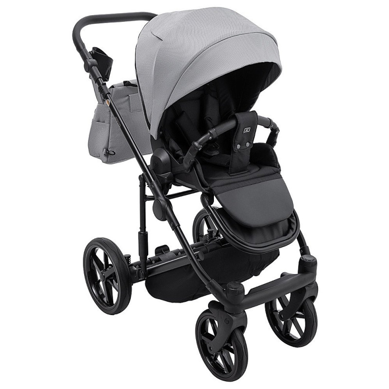 Універсальна коляска 2 в 1 Adamex Locco Tip tk-83 сірий