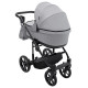Універсальна коляска 2 в 1 Adamex Locco Tip tk-83 сірий