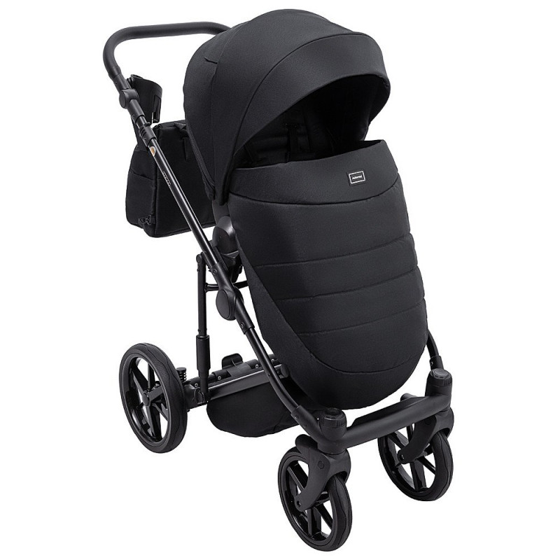 Універсальна коляска 2 в 1 Adamex Locco Lux tk-53 чорний