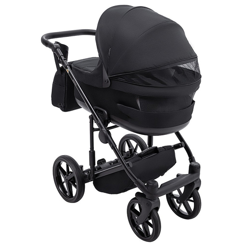 Універсальна коляска 2 в 1 Adamex Locco Lux tk-53 чорний