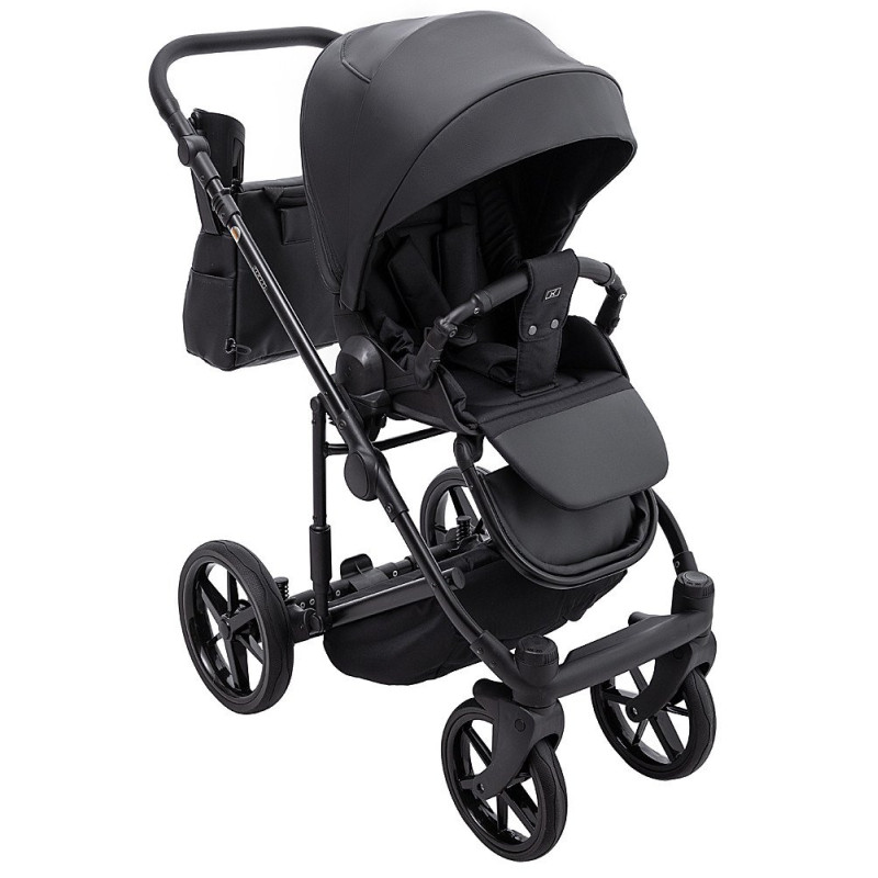 Універсальна коляска 2 в 1 Adamex Locco Eco sa-2 чорний