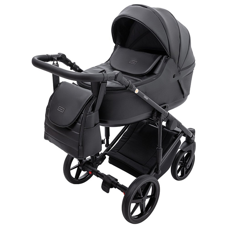 Універсальна коляска 2 в 1 Adamex Locco Eco sa-2 чорний