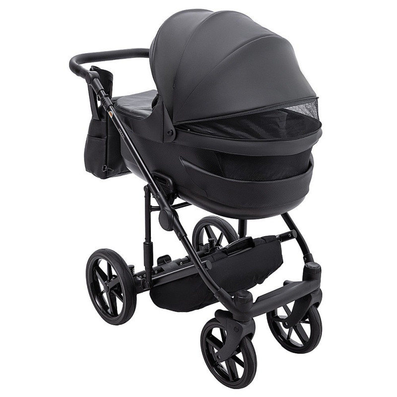 Універсальна коляска 2 в 1 Adamex Locco Eco sa-2 чорний