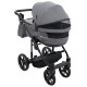 Універсальна коляска 2 в 1 Adamex Locco Eco sa-4 темно-сірий