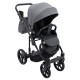 Універсальна коляска 2 в 1 Adamex Locco Eco sa-4 темно-сірий
