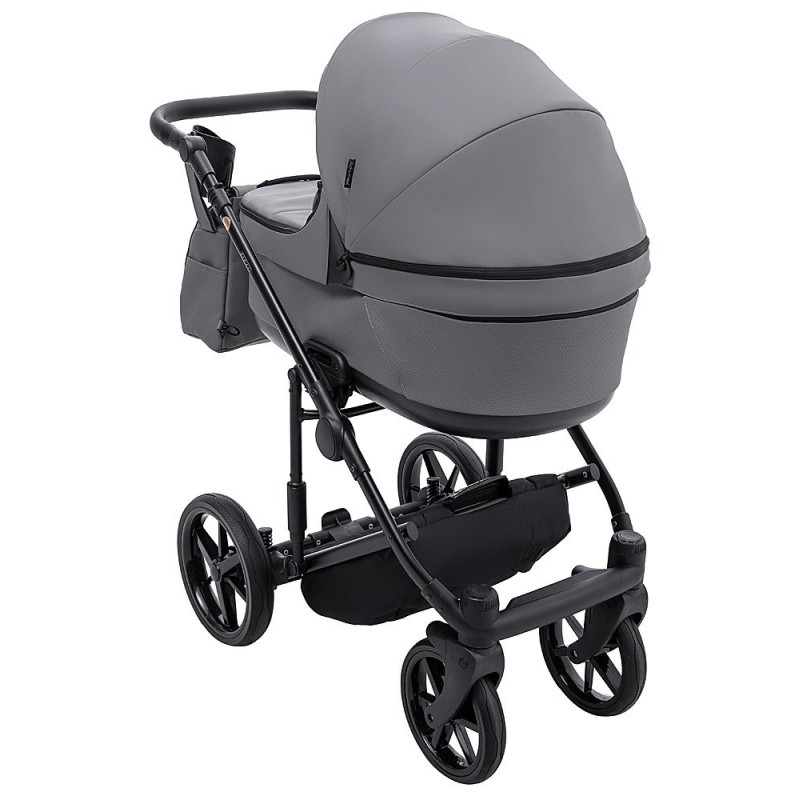 Універсальна коляска 2 в 1 Adamex Locco Eco sa-4 темно-сірий