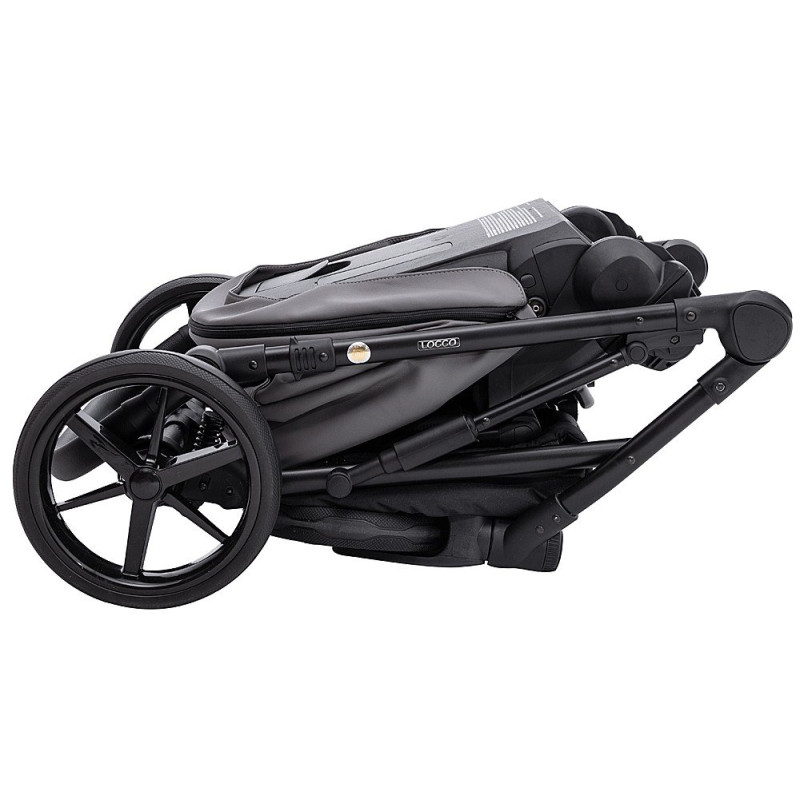 Універсальна коляска 2 в 1 Adamex Locco Eco sa-4 темно-сірий