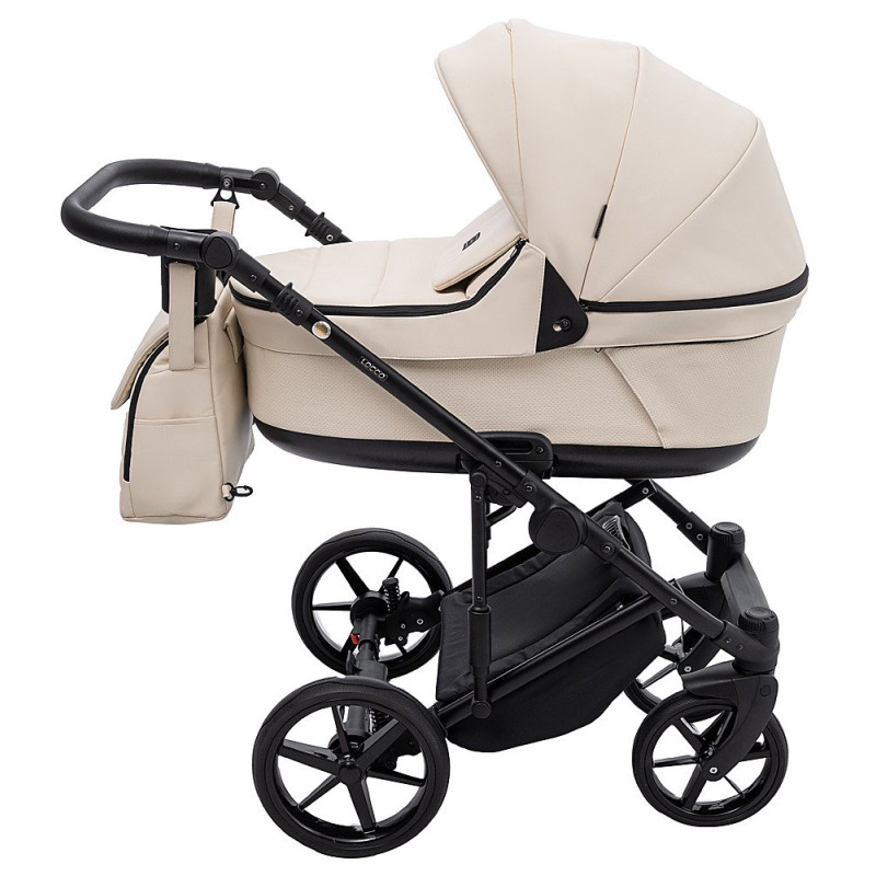 Універсальна коляска 2 в 1 Adamex Locco Eco sa-8 бежевий