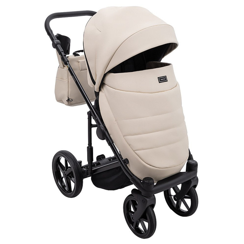 Універсальна коляска 2 в 1 Adamex Locco Eco sa-8 бежевий
