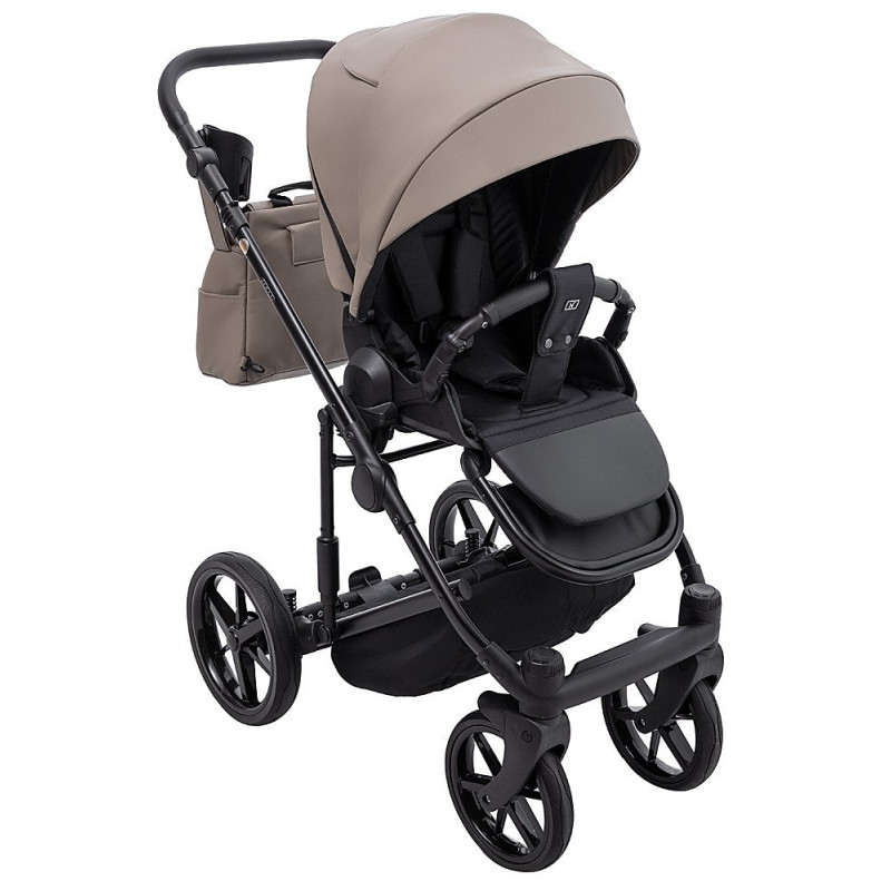 Універсальна коляска 2 в 1 Adamex Locco Eco sa-9 темний капучино
