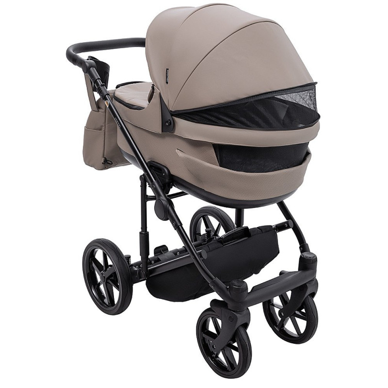 Універсальна коляска 2 в 1 Adamex Locco Eco sa-9 темний капучино