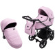 Універсальна коляска 2 в 1 Adamex Locco Eco рожевий