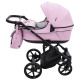 Універсальна коляска 2 в 1 Adamex Locco Eco рожевий