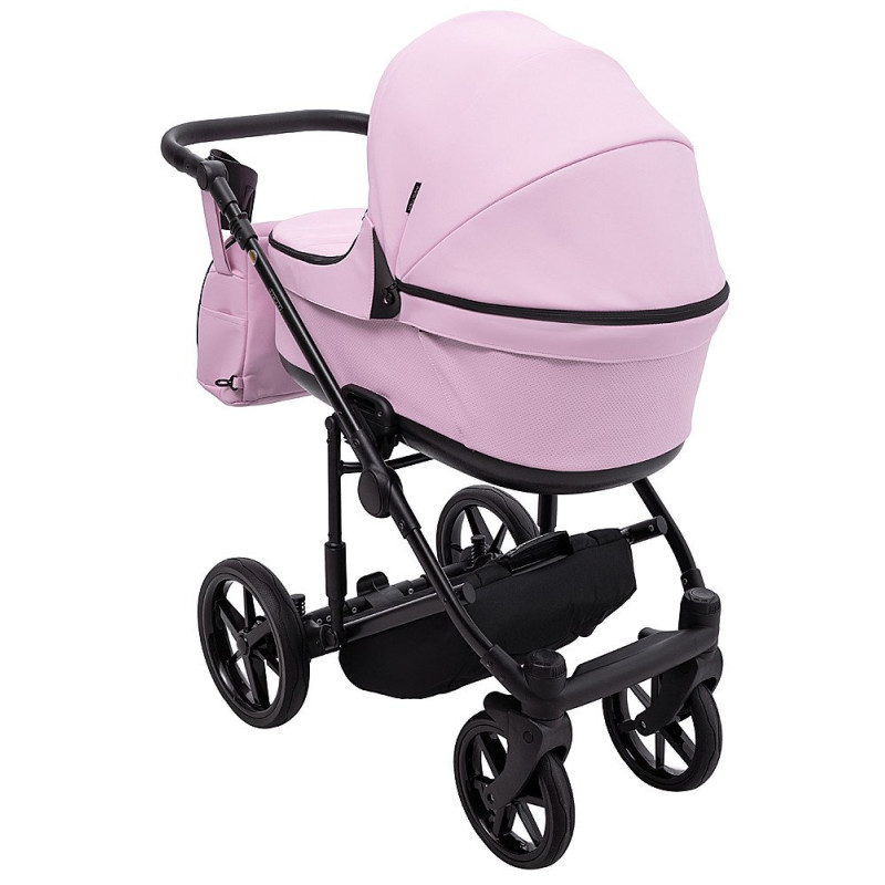 Універсальна коляска 2 в 1 Adamex Locco Eco рожевий