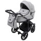 Універсальна коляска 2 в 1 Adamex Locco Eco sa-3 світло-сірий