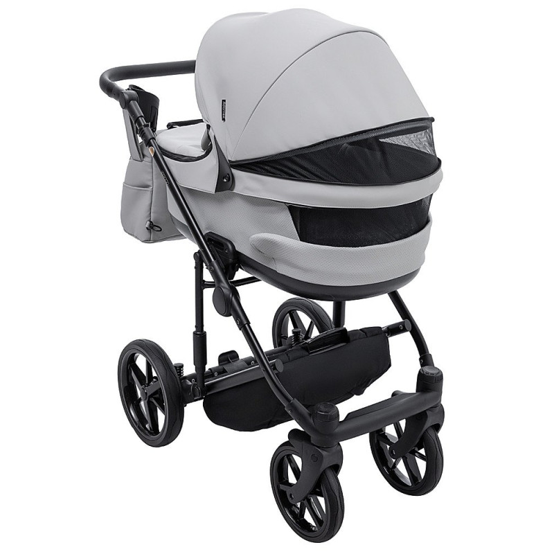 Універсальна коляска 2 в 1 Adamex Locco Eco sa-3 світло-сірий