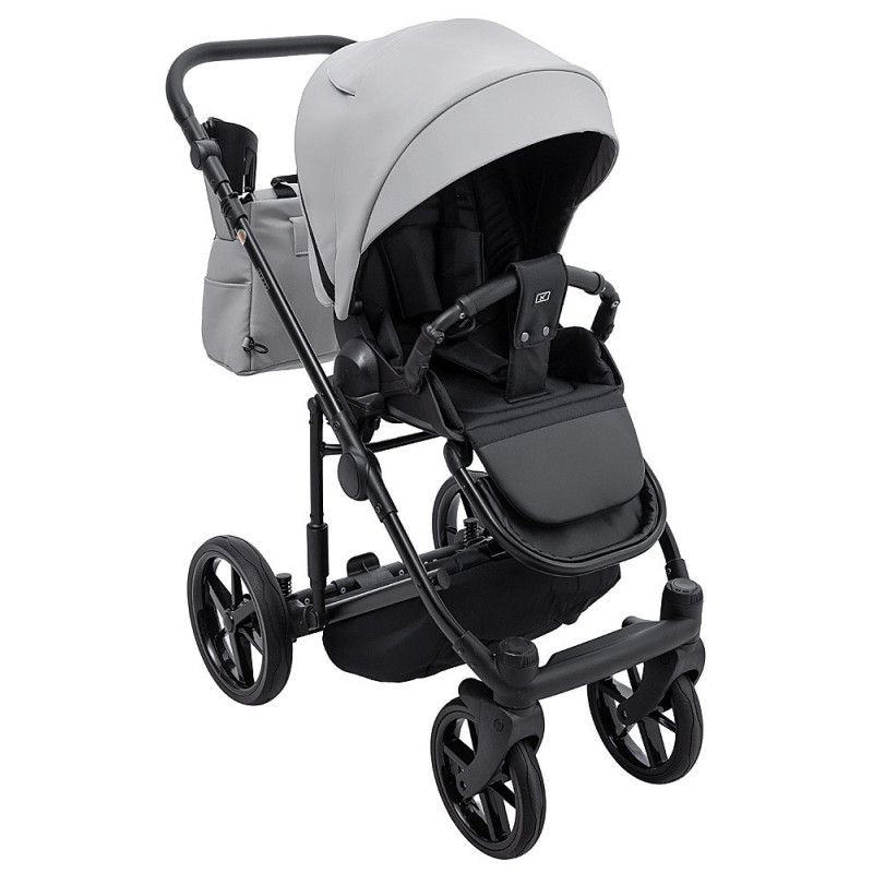 Універсальна коляска 2 в 1 Adamex Locco Eco sa-3 світло-сірий