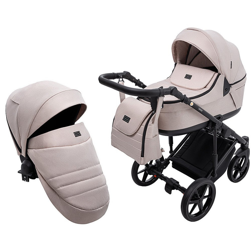 Універсальна коляска 2 в 1 Adamex Locco Tip tk-20 бежевий