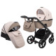 Універсальна коляска 2 в 1 Adamex Nola ps-160 бежевий/капучино