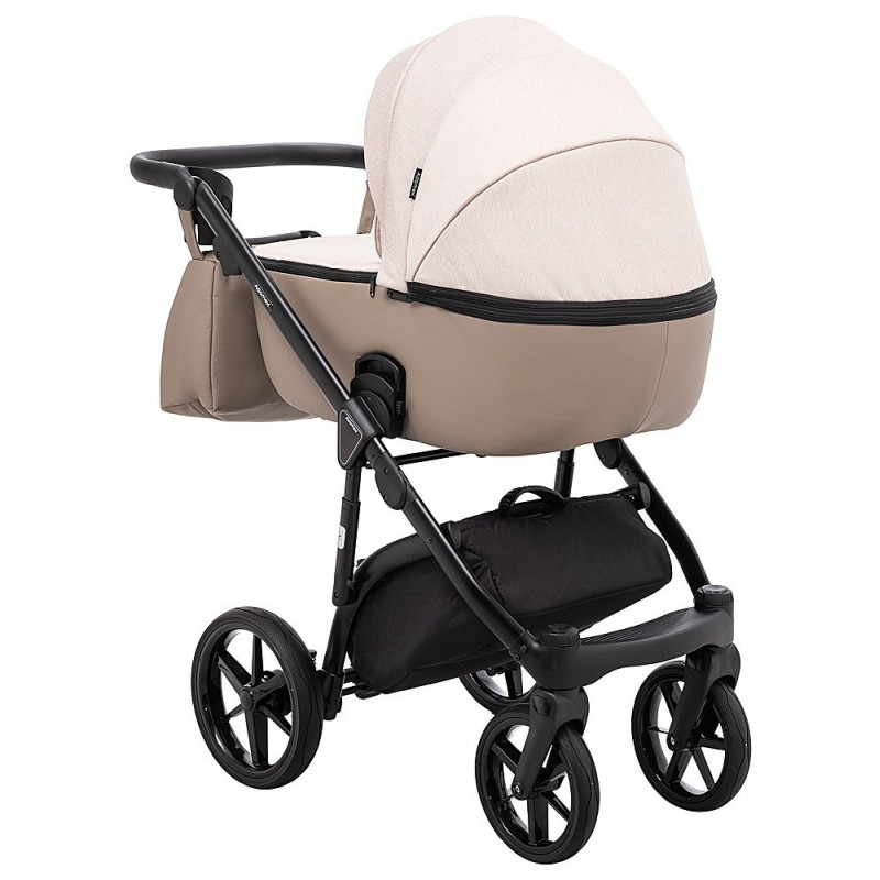 Універсальна коляска 2 в 1 Adamex Nola ps-160 бежевий/капучино