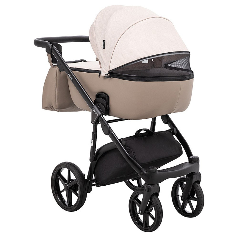 Універсальна коляска 2 в 1 Adamex Nola ps-160 бежевий/капучино