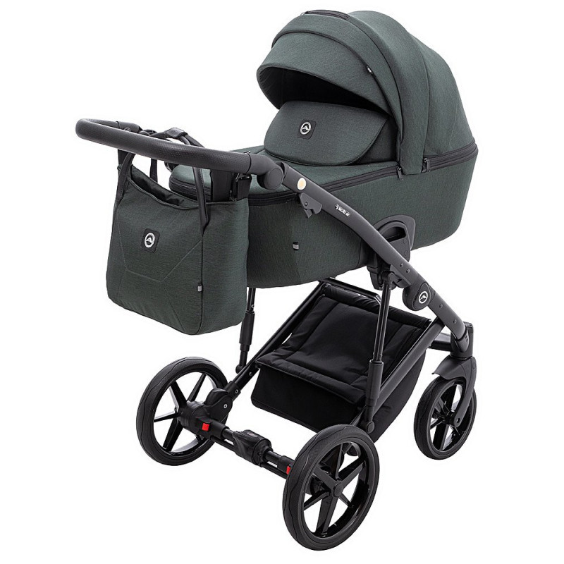 Універсальна коляска 2 в 1 Adamex Mobi Air Thermo New Lux темно-зелений