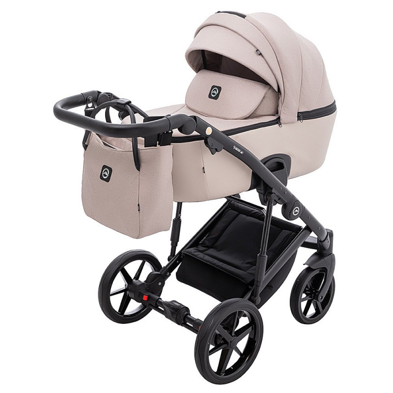 Універсальна коляска 2 в 1 Adamex Mobi Air Thermo New Lux ps-18 бежевий