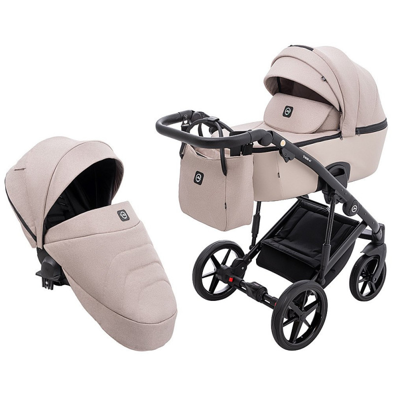 Універсальна коляска 2 в 1 Adamex Mobi Air Thermo New Lux ps-18 бежевий